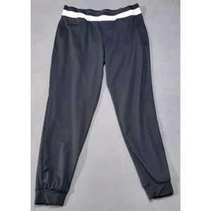 Fabletics Jogger Pants Womens XL Black Excellent Zipper Pockets Stretch Active
